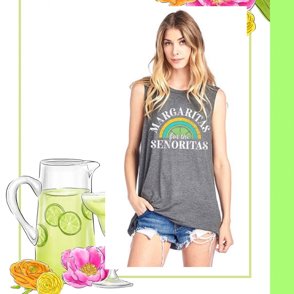 Margaritas for the Senoritas Tank